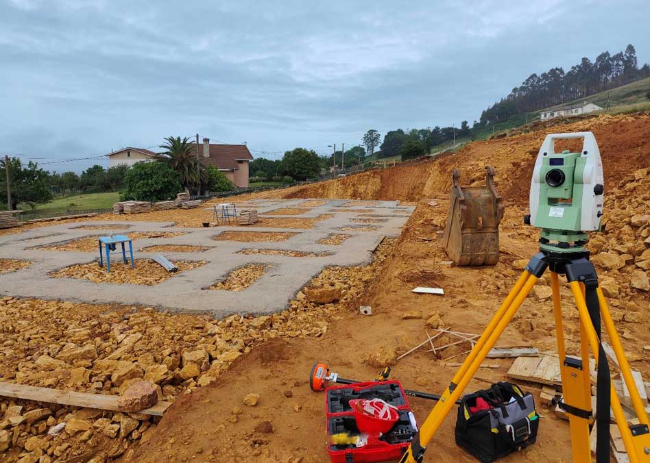 replanteos de nuevas construcciones